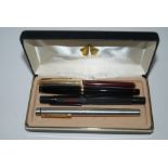 Four various pens including Parker Condition Report: Available upon request