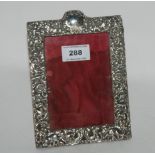 A silver mounted photo frame, Birmingham 1927, 18cm x 11cm, aperture 13cm x 19cm Condition Report: