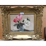 MANNER OF REMY LANDEAU Les Roses d'Automne, monogrammed, watercolour, 21 x 28cm Condition Report: