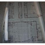 A collection of theatre design blue prints etc Condition Report: Available upon request