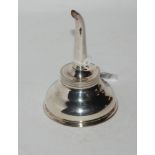 A silver wine funnel, London 1804, 12cm high, 86gms Condition Report: Available upon request