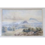 CONSTANCE FREDERICKA J GORDON CUMMING Edinburgh from Corstorphine, signed, watercolour, dated, 1865,