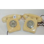 Two modern telephones Condition Report: Available upon request