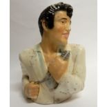 An Elvis Presley bust 34cm Condition Report: Available upon request
