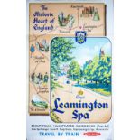 Poster BR(W) ROYAL LEAMINGTON SPA. Double Royal 25in x 40in. In good condition with minor edge