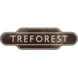 Totem BR(W) FF TREFOREST from the former Great Western Railway station between Cardiff and