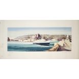 Carriage print ST.HELIER, JERSEY from an original water colour painting by Claude Buckle from the
