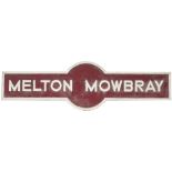 LMS Hawkseye MELTON MOWBRAY from the former GN & LNWR Joint station between Market Harborough and