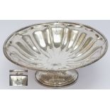 GWR silverplate FRUIT BOWL marked with GWR twin shield and RESTAURANT CAR. Base marked Elkington
