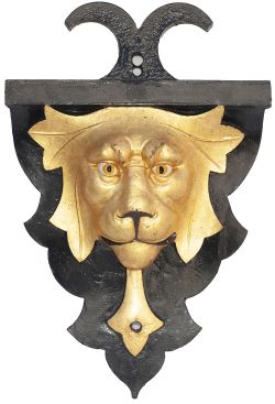GWR cast iron LIONS HEAD as fitted to some of the early GWR standard buildings at each end
