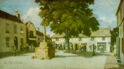 Carriage print ALFRISTON by Hesketh Hubbard from the Southern Railway Series. In very good