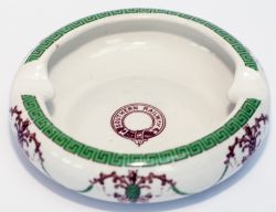 Southern Railway china Ashtray, centre marked with SOUTHERN RAILWAY in garter and base marked Alfred