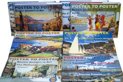 A set of 8 volumes of the Poster to Poster books by Richard Furness to include Volume 1. Scotland,