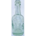 Manchester Sheffield and Lincoln Railway clear glass Beer Bottle. Embossed in the front MS&L RLY.