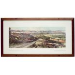 Carriage Print STRATHMORE FROM THE SIDLAW HILLS, PERTHSHIRE by James McIntosh Patrick from the