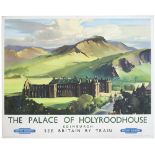Poster BR(SC) THE PALACE OF HOLYROOD HOUSE by Claude Buckle. Quad Royal 40in x 50in.