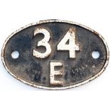 Shedplate 34E Neasden 1950-1958 and New England 1958-1968. Restored a long time ago.