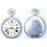 Lancs & Yorks No 16912406 Lancashire & Yorkshire Railway nickel cased pocket watch with a American