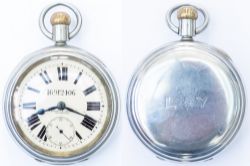 Lancs & Yorks No 16912406 Lancashire & Yorkshire Railway nickel cased pocket watch with a American