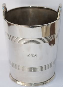LNER Ice Bucket London & North Eastern Railway silverplate champagne Ice Bucket marked on the