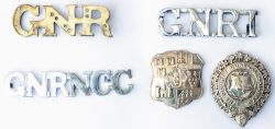 Irish GNRI, County Donegal etc x5 A Collection of 5 Irish Railway badges to Include; GNR, GNRI,