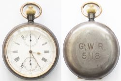 GWR Chronograph 5118 Great Western Railway chronograph. With a Swiss made chronograph movement and