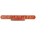 SR Morgan Le Fay ex 30750 Nameplate MORGAN LE FAY ex Urie King Arthur 4-6-0 built at Eastleigh in