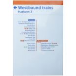 LT Canonbury-Richmond-Clapham Jct London Overground FF enamel station sign Line Diagram showing