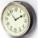 GWR 6in 3452 GWR 6 inch dial wall mounted Clock with a bakelite case and chromed cast bezel