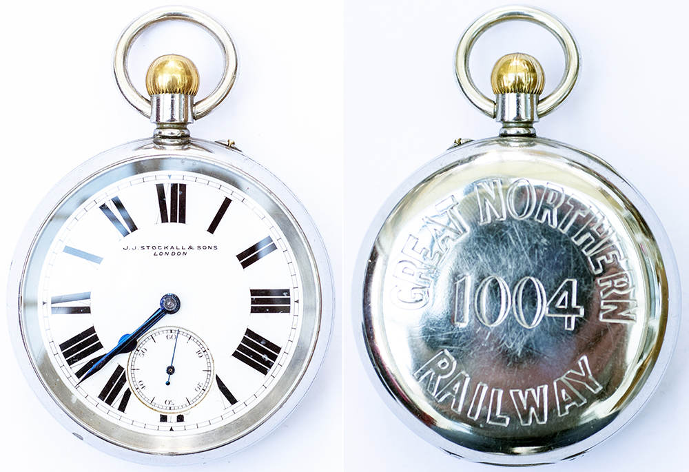 Great Northern No 1004 Great Northern Railway Guards watch No 1004. In a nickel case with a brass