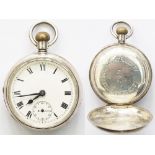 LB&SCR 749 Silver Cased London Brighton and South Coast Railway silver cased pocket watch with