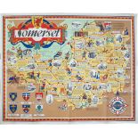 BR(W) QR Somerset Bowyer Poster BR(W) SOMERSET by Bowyer. Quad Royal 40in x 50in. In very good
