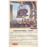 BR(M) DR Demountable Tanks, McDonough Poster BR(M) DEMOUNTABLE TANKS by Kenneth McDonough. Double