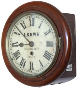 LNWR 8in 4986 ex Euston London and North Western Railway 8in mahogany cased English fusee railway