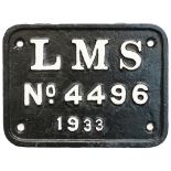 LMS 4496 1933 ex 45524 Blackpool & 45531 Sir Frederick Harrison