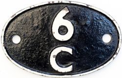 6C Shedplate 6C Birkenhead Mollington Street 1950-1963 and Croes Newydd 1963-1967. Face restored.