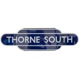 BR(E) HF Thorne South Totem BR(E) HF THORNE SOUTH from the former Great Central Railway station