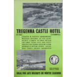 GWR DR Tregenna Castle Hotel Poster GWR TREGENNA CASTLE HOTEL ST IVES CORNWALL issued by The Great