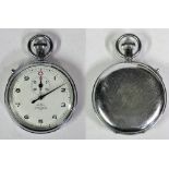 BR W Stop Watch. Engraved on rear BR W 5587 in working condition.