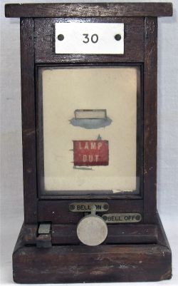 BR(W) Signal Box Lamp Indicator. Original ex box condition with traffolite label 30.