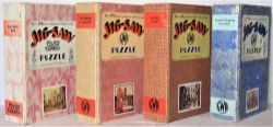 4 x GWR Jigsaw puzzles in red and blue boxes. BEAU NASH'S BATH vendor states COMPLETE and with