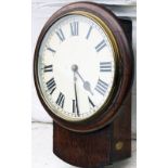 LMS 12 inch drop dial clock complete with LMS number plate, LMS 11522. Not working with main