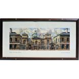 Framed and glazed LNER Carriage Print. LONDON HORSE GUARDS WHITEHALL by John Baker. Original type