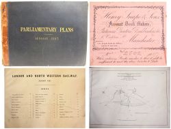 Large Folder containing Parliamentary Plans submitted by the L&NWR in 1897 for construction