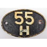 Shed Plate 55H Leeds Neville Hill 1960-1966