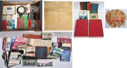 A Lot containing a large collection of Railway related books. LNER crane wagon labels. 2 x volumes