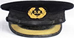 SR Station Masters Hat. Last used at Wadebridge Station in Cornwall by Station Master Taylor.