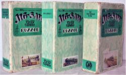 3 x GWR Jigsaw puzzles in green boxes. LOCOS OLD AND NEW vendors note within COMPLETE. KING GEORGE V