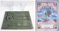 A General miscellaneous lot containing a worn copy of Eastern Counties Pictorial guide. Reproduction