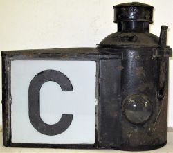 GWR or BR(W) CALLING ON Lamp case. Minus interior.